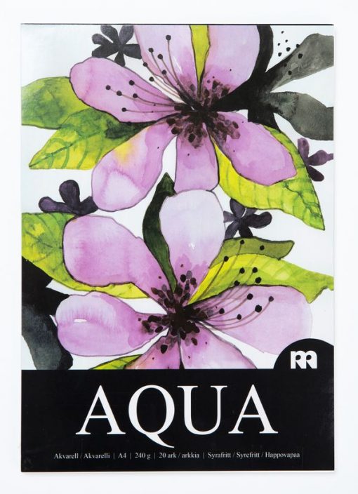 AKVARELLBLOCK AQUA A4
